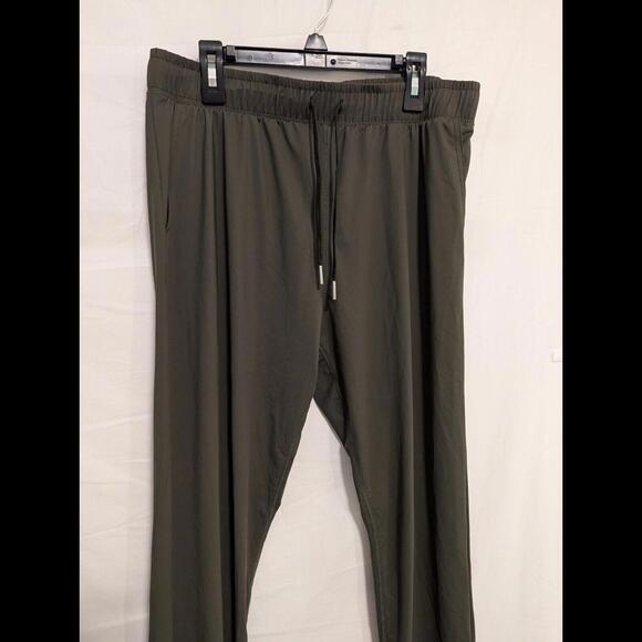 Zyia Women's Green Drawstring Nylon/Spandex Activewear Running Pants Size Medium - Picture 2 of 8